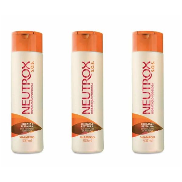 Neutrox Sos Shampoo 300ml (Kit C/03)