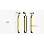 New arrival 24K gold Y Shape facial massager Vibration massage roller Home Use face lift skin care machine