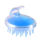 New Silicone cabelo Comb Shampoo Corpo Scalp chuveiro de lavagem escova de cabelo Comb Massagem Massager Comb Escova # 1121