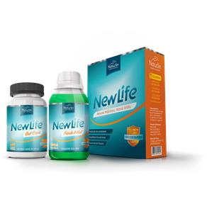 Newlife Natuclin - Enxaguante Bucal 250ml e Suplemento Mineral 60 Cápsulas 1000mg
