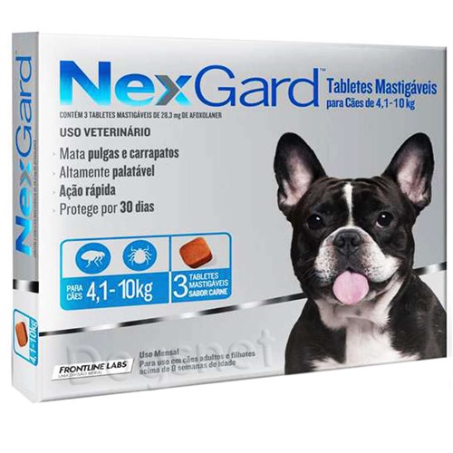 Nexgard - Cães de 4 a 10kg - 1099-NEX-M