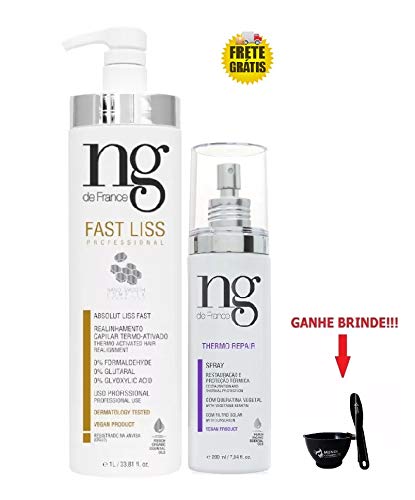 Ng de France Absoluto Liss Fast 1 Litro + Thermo Repair 120ml