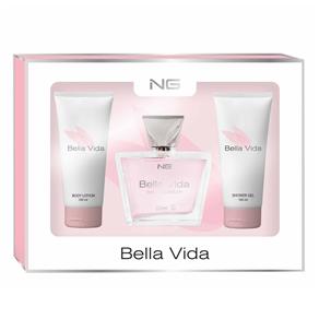 NG Parfum Bella Vida Kit - EDP + Loção Corporal + Gel de Banho Kit - 80 ML