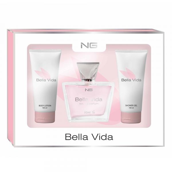 NG Parfum Bella Vida Kit - EDP + Loção Corporal + Gel de Banho - Ng Parfums