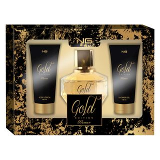 NG Parfums Gold Edition Women Kit - EDP + Shower Gel + Hidratante Kit