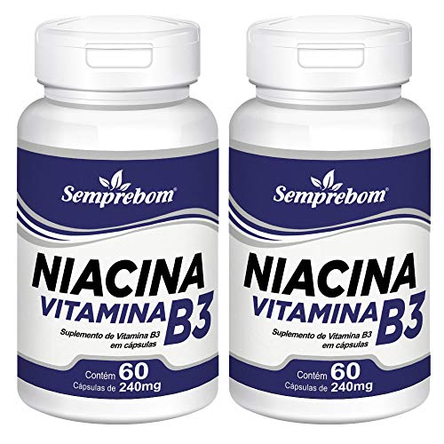 Niacina Vitamina B3 - Semprebom - 120 Cap. de 240 Mg.