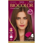Niasi - Biocolor Coloração Creme Kit N° 6.7 Marrom Natural Irresistível - 40g