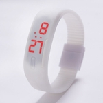 Assista Silicone LED vermelho Sport Watch Toque dos homens Unisex Luxo marca de moda Top