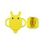 Bee mordedor para Lactentes bebê dos desenhos Food Grade Silicone macio Molar Rod Toy mordida