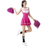 Niceday Mulher jogo de bola Cheerleaders Sexy Uniform Execute Figurino