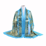 New Style lenço islâmico Mulheres lenço principal real Silk Jacquard Weave lenço de alta qualidade