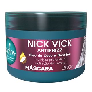 Nick Vick Antifrizz Cachos - Máscara de Nutrição 200g