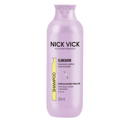 Nick &Vick Clareador Shampoo Alta Performance 250ml
