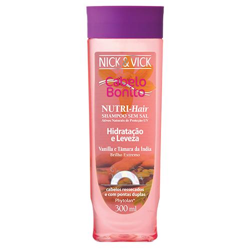 Nick Vick Nutri-Hair Hidratação e Limpeza - Shampoo Hidratante