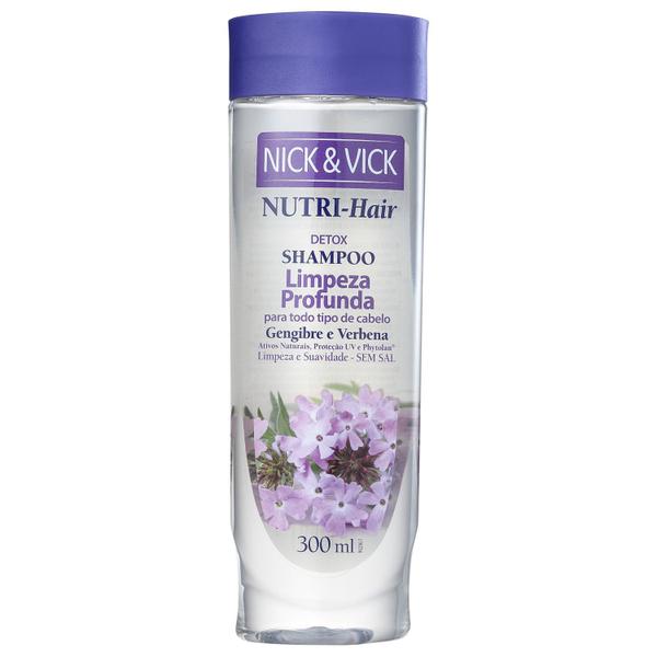 Nick & Vick NUTRI-Hair Limpeza Profunda - Shampoo Antirresíduo 300ml