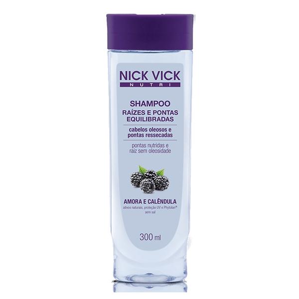 Nick Vick Nutri-Hair Shampoo - Raízes e Pontas Equilibradas 300ml