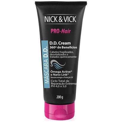 Nick & Vick PRO Hair Máscara DD Cream 360º Benefícios 200g