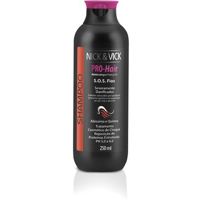 Nick & Vick PRO Hair Shampoo SOS Abissínia e Quinoa 250ml