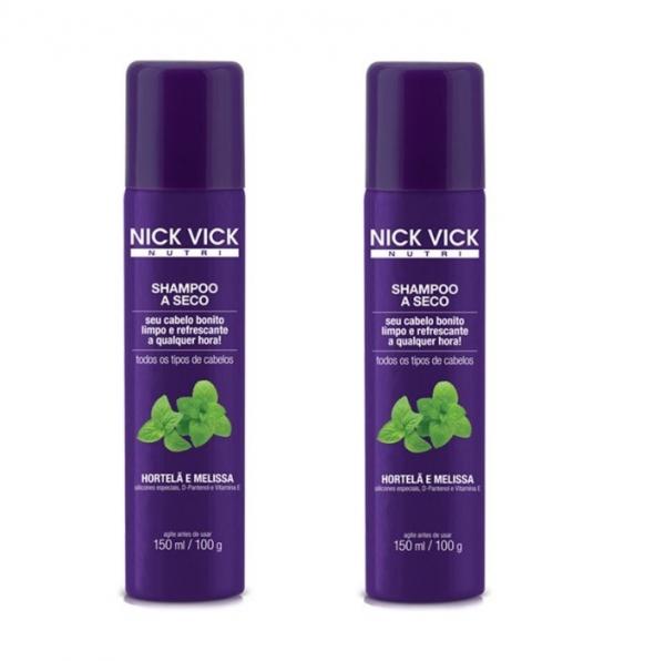 Nick Vick - Shampoo a Seco - Hortelã e Melissa 150ml - 2un