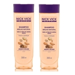 Nick Vick - Shampoo Brilho Natural 300ml - 2 Unidades
