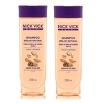 Nick Vick - Shampoo Brilho Natural 300ml - 2 Unidades