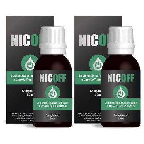 Nicoff Gotas - Original - Tratamento para Parar de Fumar - 2 Frascos