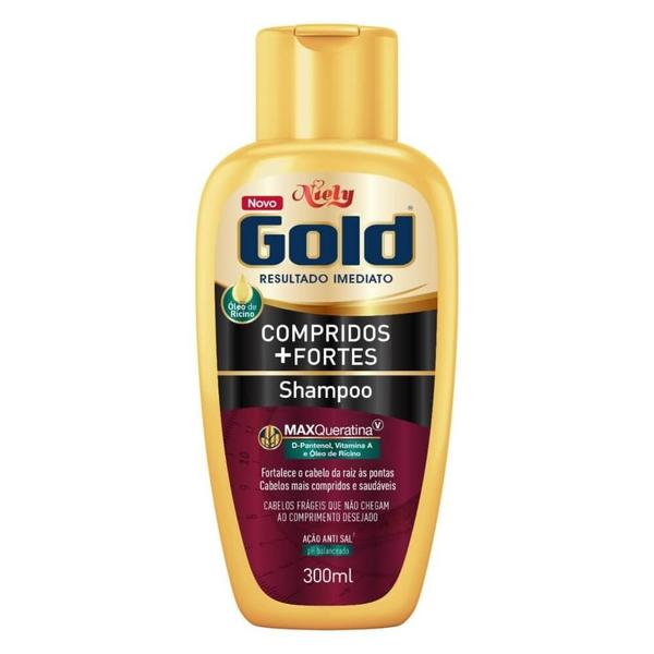 Niely Compridos + Fortes Shampoo 300ml - Niely Gold