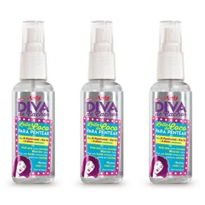 Niely Diva Cachos Spray para Pentear 120ml - Kit com 03