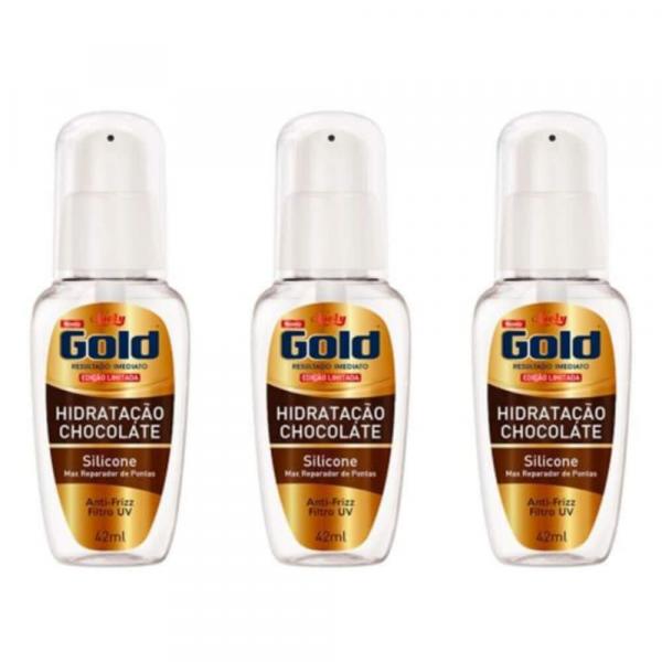 Niely Gold Chocolate Silicone Capilar 42ml (Kit C/03)