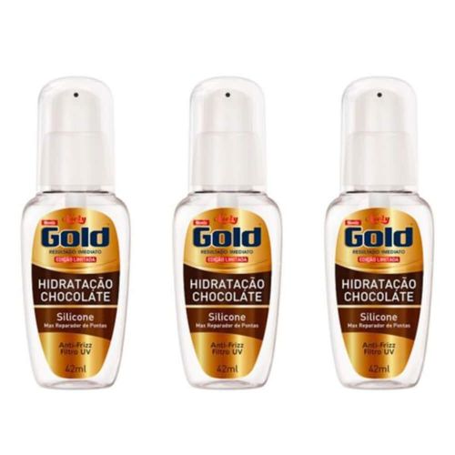 Niely Gold Chocolate Silicone Capilar 42ml (kit C/03)