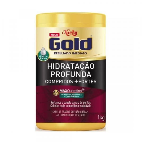 Niely Gold Compridos + Fortes Máscara Capilar 1kg