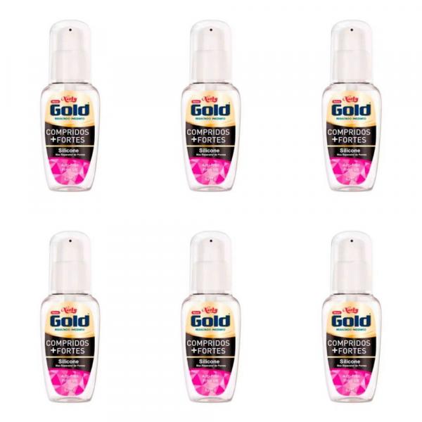Niely Gold Compridos + Fortes Silicone Capilar 42ml (Kit C/06)