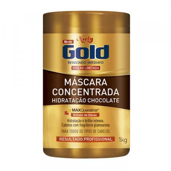 Niely Gold Hidratação Chocolate Máscara Concentrada - 1kg