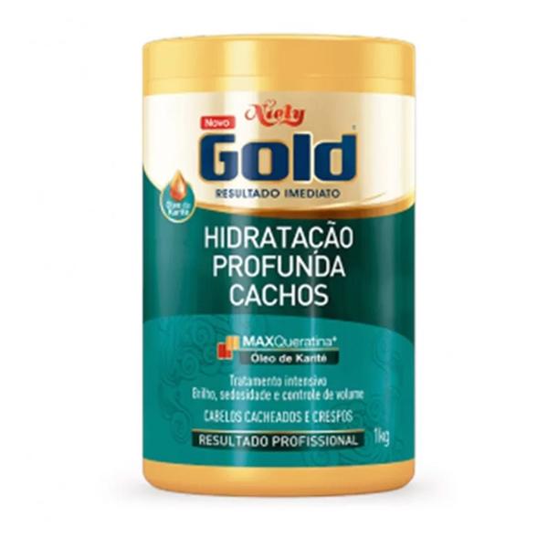 Niely Gold Hidratação Profunda Cachos Creme de Tratamento - 1kg