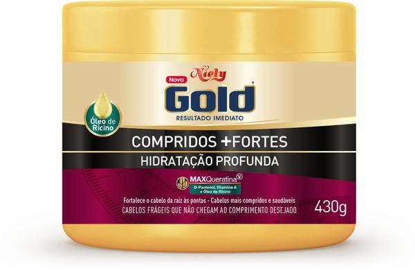 Niely Gold Hidratação Profunda Compridos + Fortes