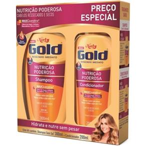 Niely Gold Kit Especial Shampoo e Condicionador Nutrição Poderosa