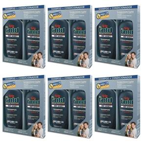 Niely Gold - Kit For Men Shampoo 300ml + Condicionador 200ml - Kit com 06