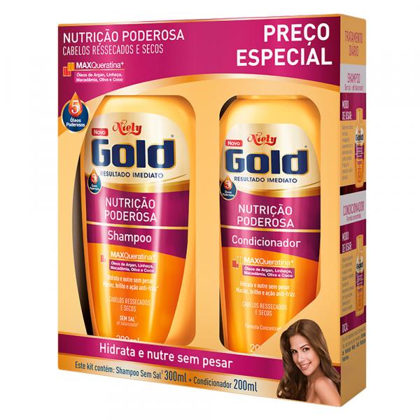 Niely Gold Nutrição Poderosa Kit - Shampoo + Condicionador