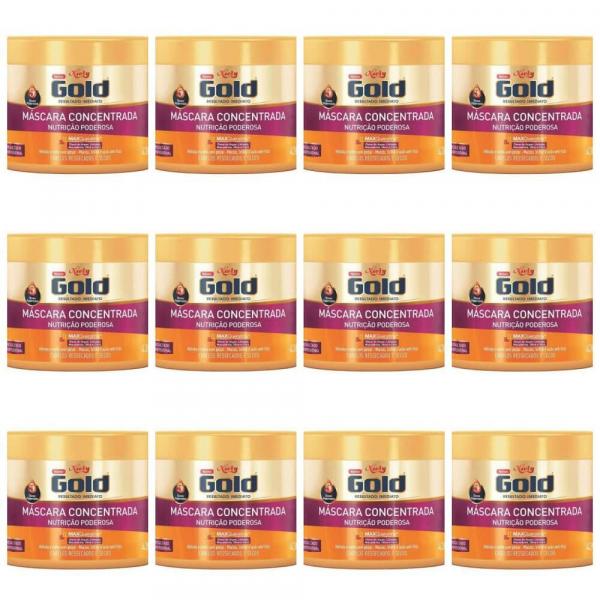 Niely Gold Nutrição Poderosa Máscara 430g (Kit C/12)