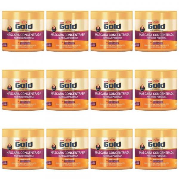 Niely Gold Nutrição Poderosa Máscara 430g (Kit C/12)