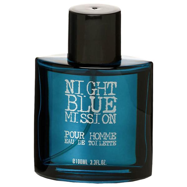 Night Blue Mission Real Time Eau de Toilette Perfume Masculino 100ml