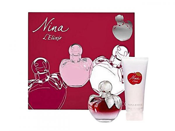 Nina Ricci Coffret Perfume Feminino - Nina LElixir Edp 50ml + Body Lotion 100 Ml