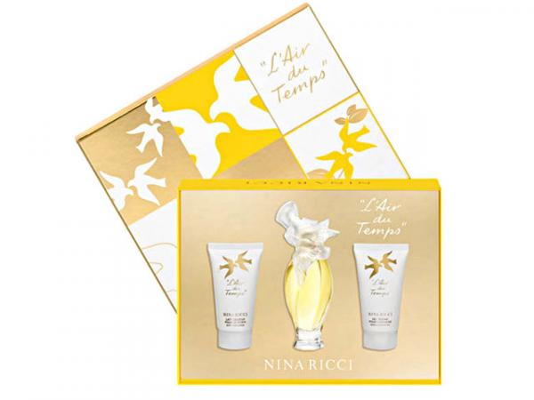 Nina Ricci Lair Du Temps Edt 50 Ml - Perfume Feminino + Body Lotion + Shower Gel