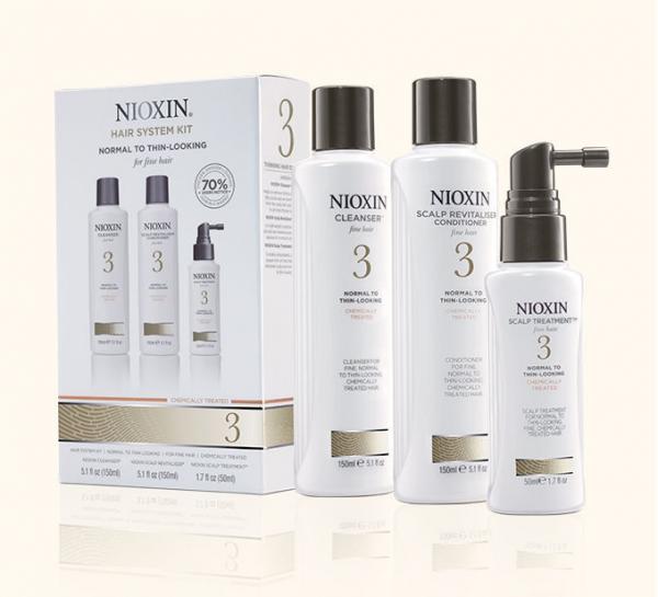 Nioxin Cresce Cabelo Kit para Cabelo Fino 3 (3 Produtos) - Wella