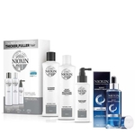 Nioxin Hair System 1 - Kit Shampoo 150ml + Condicionador 150ml + Tratamento 50ml + Nioxin Night Density Rescue - 70ml
