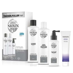 Nioxin Hair System 1 - Kit Shampoo 150ml + Condicionador 150ml + Tratamento 50ml + Tratamento Intensivo NIOXIN Deep Repa
