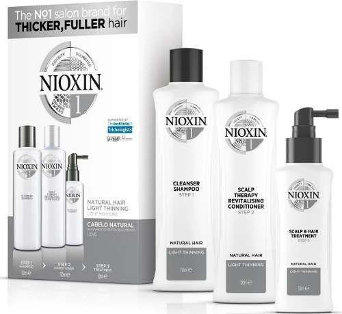 Nioxin Hair System 1 - Kit Shampoo 150ml + Condicionador 150ml + Tratamento 50ml