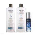 Nioxin Hair System 5 Sh + Cond 1000ml + Night Density Rescue