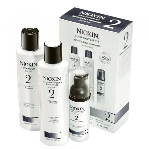 Nioxin Kit Trial Hair System 2 (3 Produtos) - Senscience