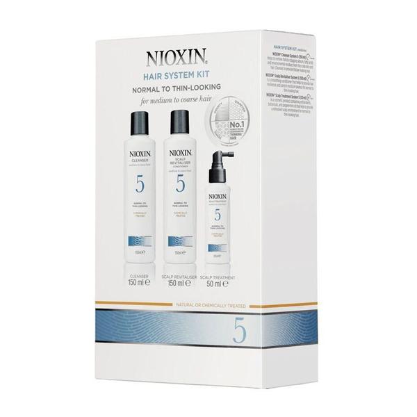 Nioxin - Sistema 5 - Kit C/ Shampoo 150ml, Condicionador 150ml e Tratamento 50ml